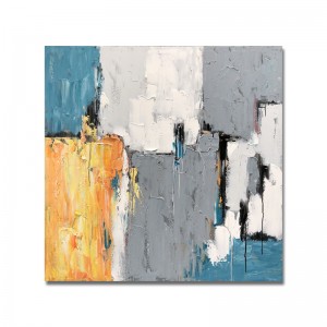 Uusi muotoilu Täysin käsin maalattu kultainen kullan folio seinän taide abstrakti kangas öljymaalaus kankaalle